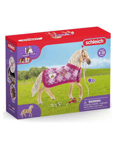 Set de Juguete Caballo Schleich Moda Sofia 4 Piezas