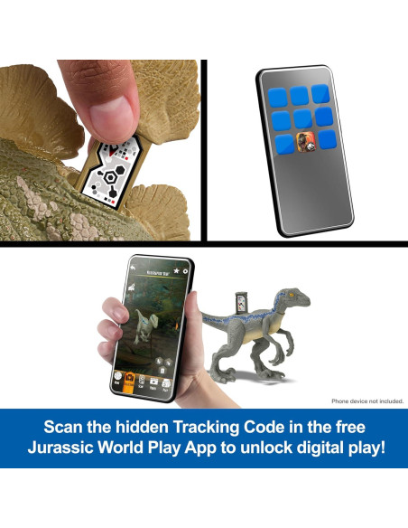 Juguete Dinosaurio Mattel Jurassic World Strike Attack 17.78cm