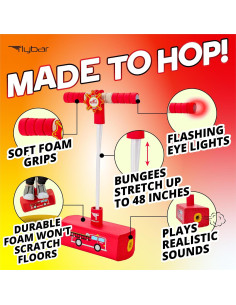 Pogo Stick Flybar MFF-0010 Rojo para Niños de 3 Años 2