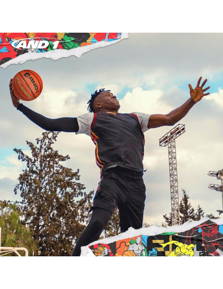 Balón de baloncesto AND1 Xcelerate Tamaño 7 Naranja