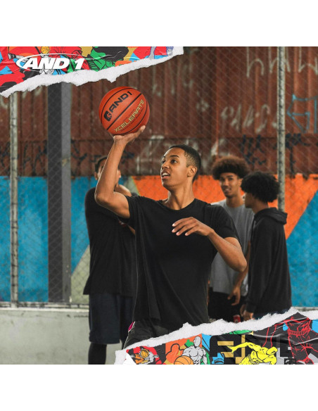 Balón de baloncesto AND1 Xcelerate Tamaño 7 Naranja