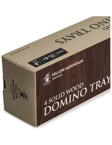 Estantes de Madera de Haya Premium - Set de 4 para Dominó