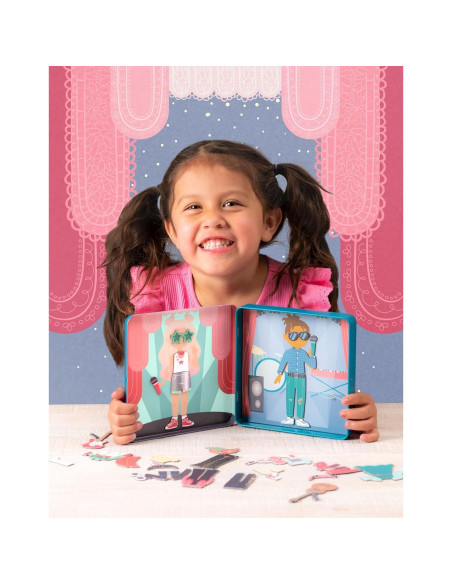 Lata de Viaje Magnética Stephen Joseph Conejo y Gato 40 Piezas