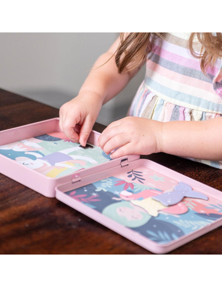 Lata de Viaje Magnética Stephen Joseph Conejo y Gato 40 Piezas