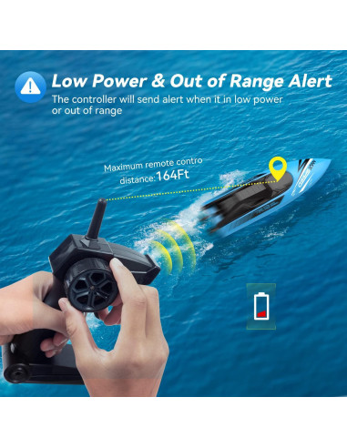 Barcos RC TOLLCY TR10 2Pack Rápidos para Niños 15KMH