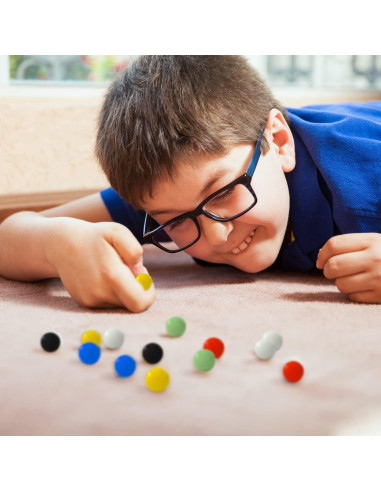 60 Canicas de Vidrio DODHEG Multicolor 1.60 cm para Juegos