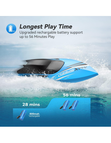 Barcos RC TOLLCY TR10 2Pack Rápidos para Niños 15KMH