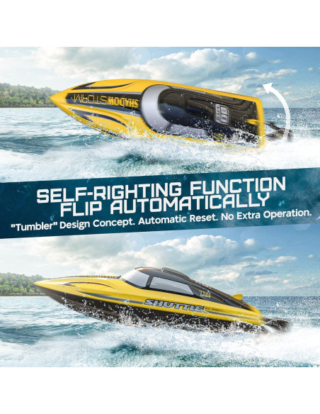 Barco RC ALPHAREV R208 32 km/h para Piscina y Lago