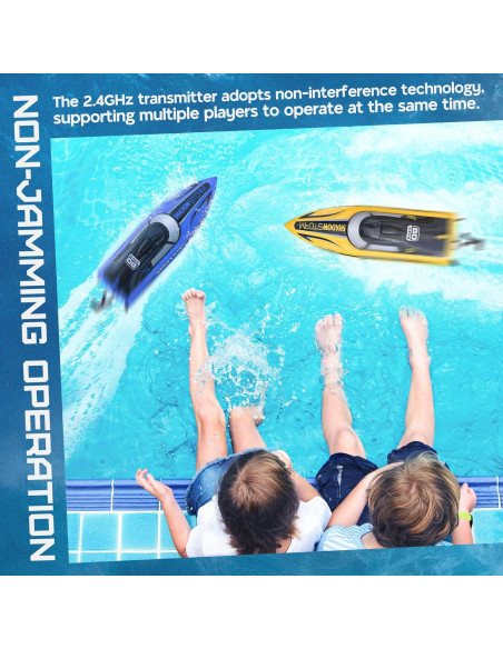 Barco RC ALPHAREV R208 32 km/h para Piscina y Lago