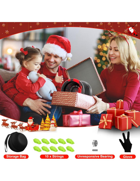 Yo-Yo Profesional HKSOD Metal Negro y Rojo para Niños y Adultos Yo-Yo Profesional HKSOD Metal Negro y Rojo para Niños y Adultos