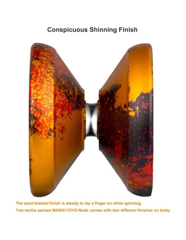 Yoyo Profesional MAGICYOYO Y01 No Responsivo - Negro/Dorado/Rojo