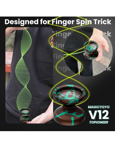 Yo-yo Profesional MAGICYOYO V12 para Niños y Adultos