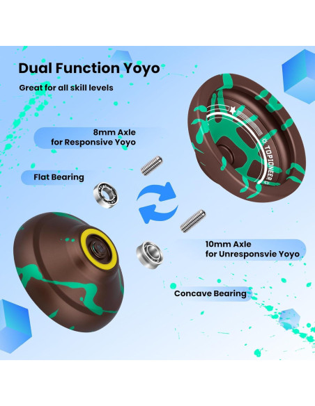 Yo-yo Profesional MAGICYOYO V12 para Niños y Adultos