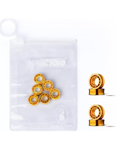 Rodamientos de Yoyo MAGICYOYO R188K 6 Piezas Baño de Oro 2