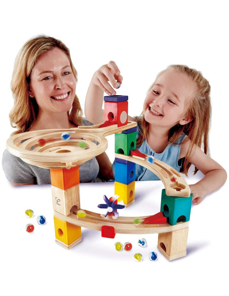 Hape Quadrilla Set de Canicas de Madera Carrera