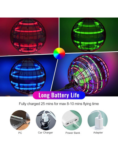 Bola Voladora Dhapy 2 Pack Mejorada para Niños 6+ Años