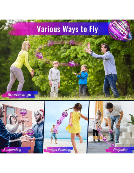 Bola Voladora Dhapy 2 Pack Mejorada para Niños 6+ Años