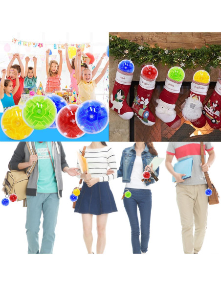Paquete de 50 Juguetes de Laberinto 3D para Niños