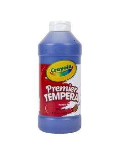 Pintura Tempera Crayola Azul 473 ml - No Tóxica para Niños
