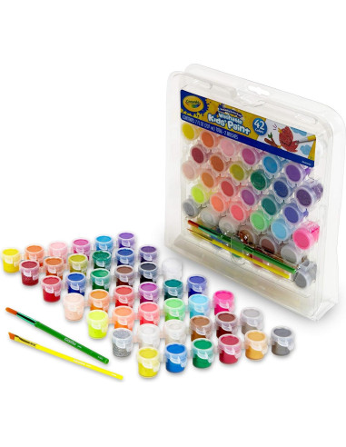 Juego de Pintura Lavable Crayola 42 Colores para Niños
