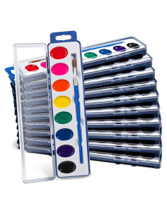 Conjunto de Pintura Acuarela Bedwina 12 Piezas Lavables