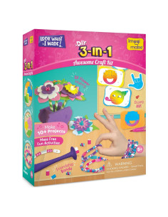 Kit de Manualidades Imagimake 3 en 1 - Creatividad para Niños