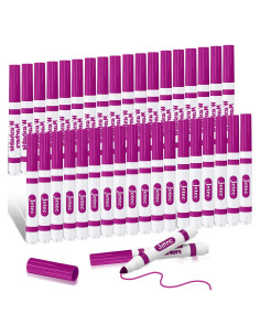 Marcadores Lavables Janlaugh 36 Pcs Rosa Pálido para Niños