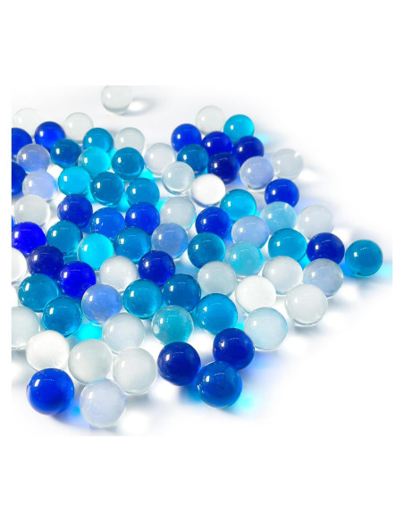 CYS EXCEL Relleno de Jarrón Vidrio Azul Claro 2.29 kg