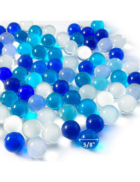 CYS EXCEL Relleno de Jarrón Vidrio Azul Claro 2.29 kg