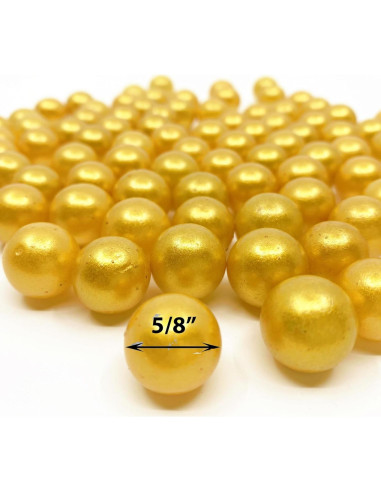 Relleno de Jarrón CYS EXCEL 3 kg Perlas de Vidrio Doradas