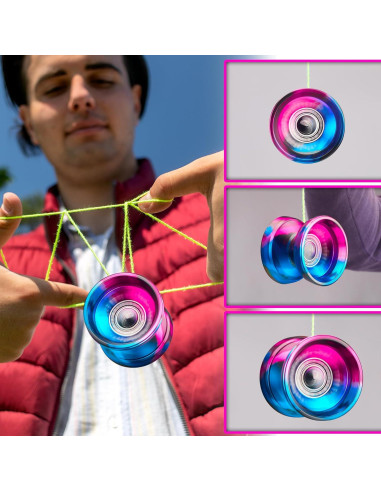 Yoyo Profesional WATIEOBOO M18 Metal Responsive para Niños