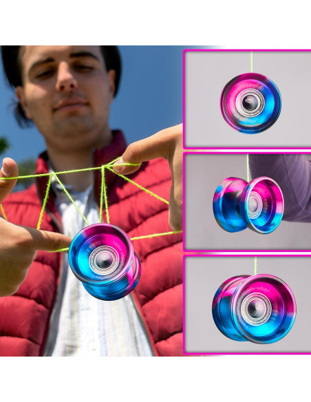 Yoyo Profesional WATIEOBOO M18 Metal Responsive para Niños