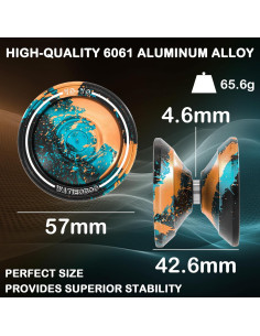 Yoyo WATIEOBOO M18 Responsivo y No Responsivo 0.15 kg 2