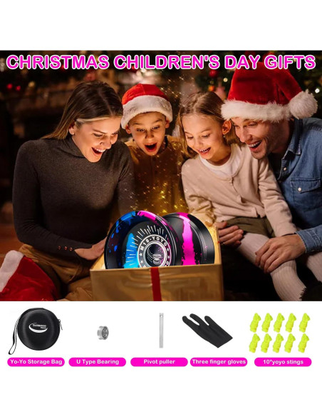 Yoyo Profesional WATIEOBOO M18 Metal Responsive para Niños