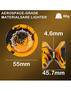 Yo-Yo WATIEOBOO Profesional Doble Función Metal 12+ Años 2