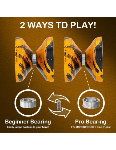 Yo-Yo WATIEOBOO Profesional Doble Función Metal 12+ Años