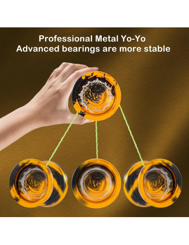 Yo-Yo WATIEOBOO Profesional Doble Función Metal 12+ Años