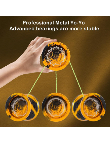 Yo-Yo WATIEOBOO Profesional Doble Función Metal 12+ Años