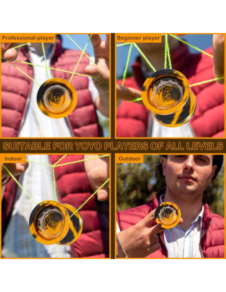 Yo-Yo WATIEOBOO Profesional Doble Función Metal 12+ Años