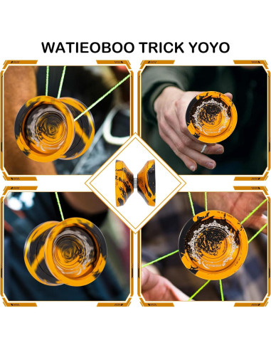 Yo-Yo WATIEOBOO Profesional Doble Función Metal 12+ Años