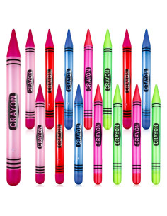 15 Crayones Inflables Gigantes Glimin 109 cm Fiesta Neón
