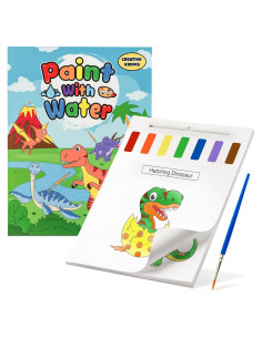 Libro para Colorear con Agua Dinosaurio Creative Kiddos