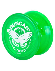 Yo-Yo Duncan Butterfly Verde para Principiantes con Eje de Acero