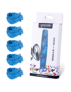 Cuerdas de Yoyo MAGICYOYO 25 Piezas 100% Poliester Azul