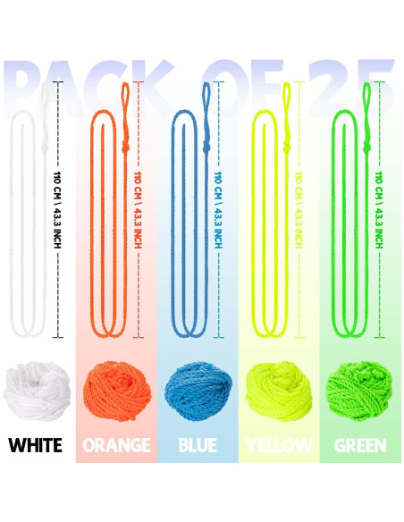 Cuerdas de Yoyo Profesional MAGICYOYO 25 Piezas 110 cm