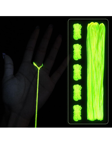 Cuerdas de Yoyo Luminiscentes MAGICYOYO 25 Piezas 100% Poliester