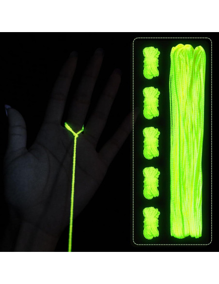 Cuerdas de Yoyo Luminiscentes MAGICYOYO 25 Piezas 100% Poliester