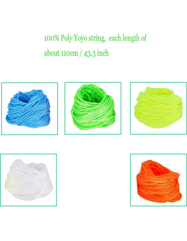 Cuerdas de Yoyo Profesional MAGICYOYO 25 Piezas 110 cm