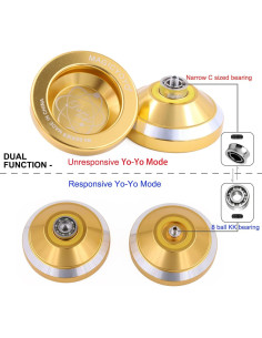 Yoyo Pro MAGICYOYO N8 Dorado para Todos los Niveles 2