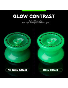 YoYo MAGICYOYO K1 Plus Verde Brilla en la Oscuridad 2